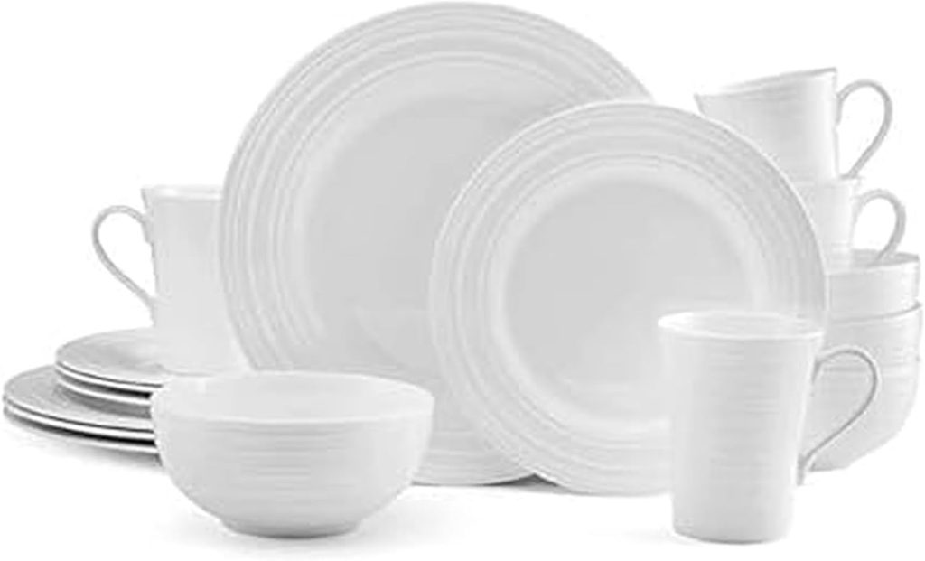 Mikasa Ciara 16-Piece Bone China Dinnerware Set,
