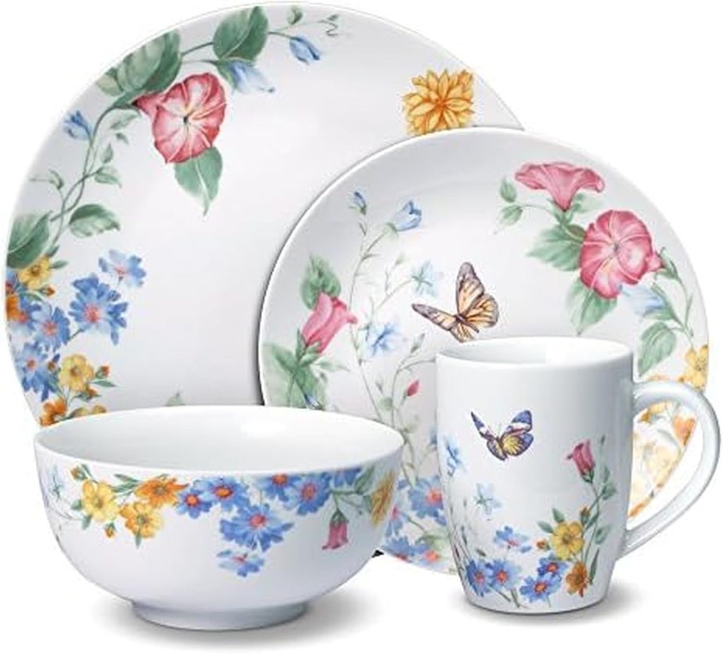 Pfaltzgraff Annabelle 16-Piece Porcelain Dinnerware Set