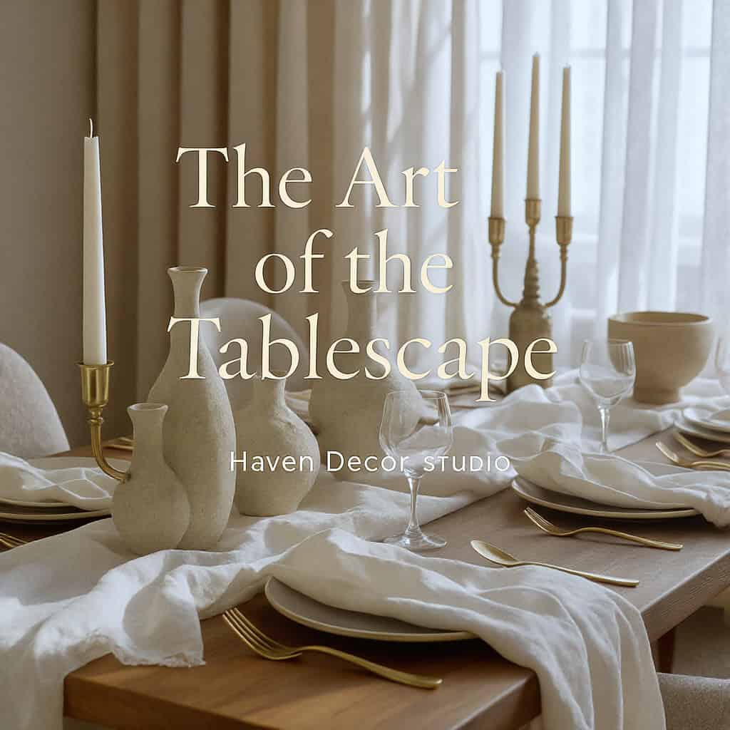 The Art of the Tablescape: How to Style a Dining Table for Every Occasion