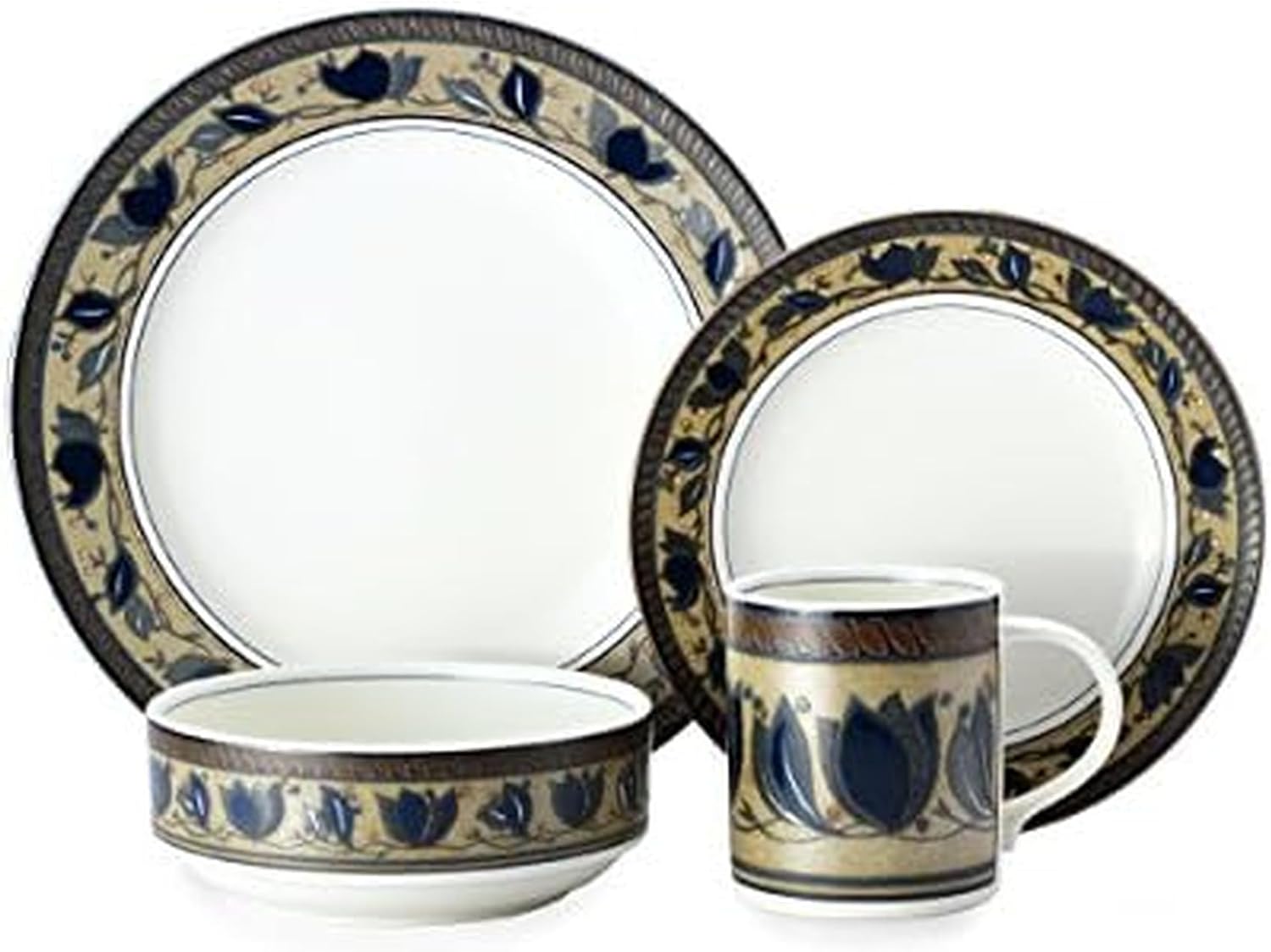 Mikasa Arabella 16-Piece Stoneware Dinnerware Set