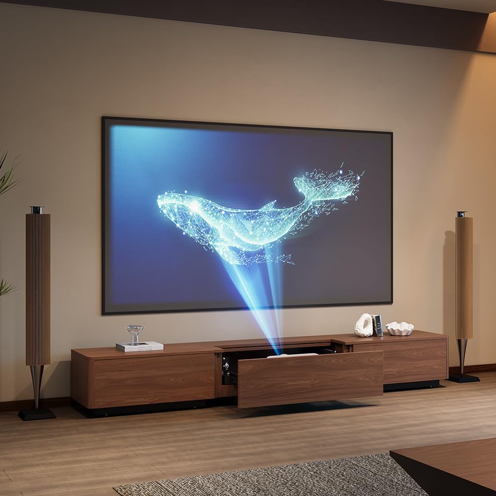 102" Ultra Short Throw Projector TV Cabinet