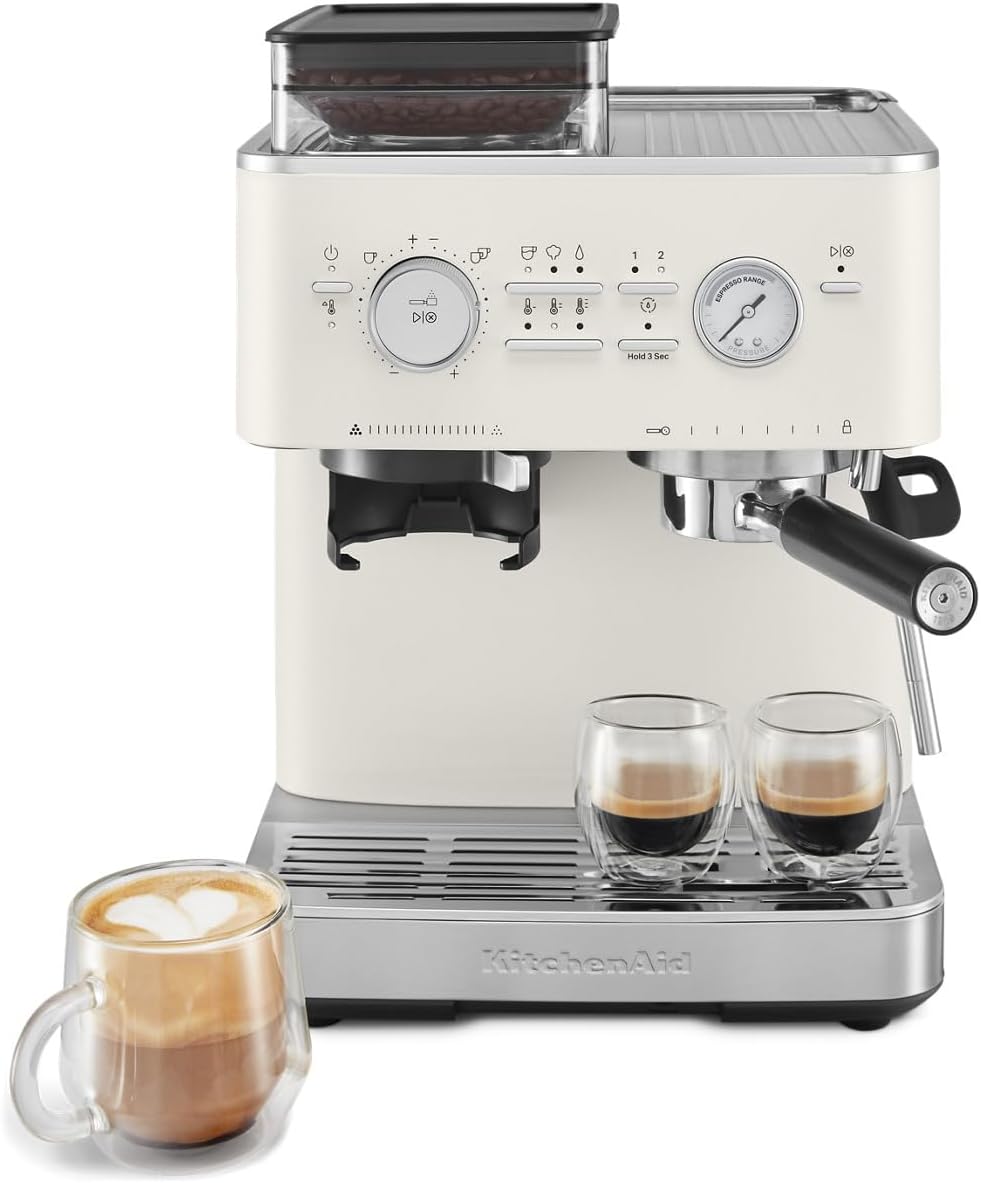 KitchenAid Semi-Automatic Espresso Machine with Burr Grinder