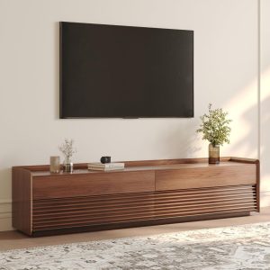 POVISON Fully-Assembled Mid Century Modern TV Stand