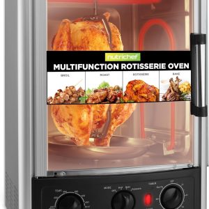 NutriChef Vertical Countertop Oven with Rotisserie